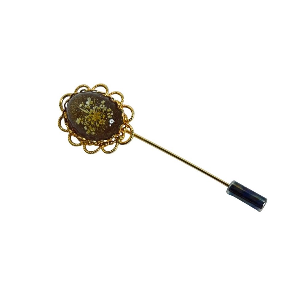 Lot Of 3 Gold Tone Stick Pins (6096) - Picture 4 of 7